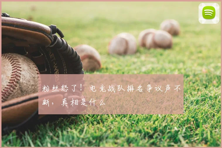 粉丝怒了！电竞战队排名争议声不断，真相是什么